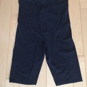 H&M Black  Maternity Biker Shorts with panel